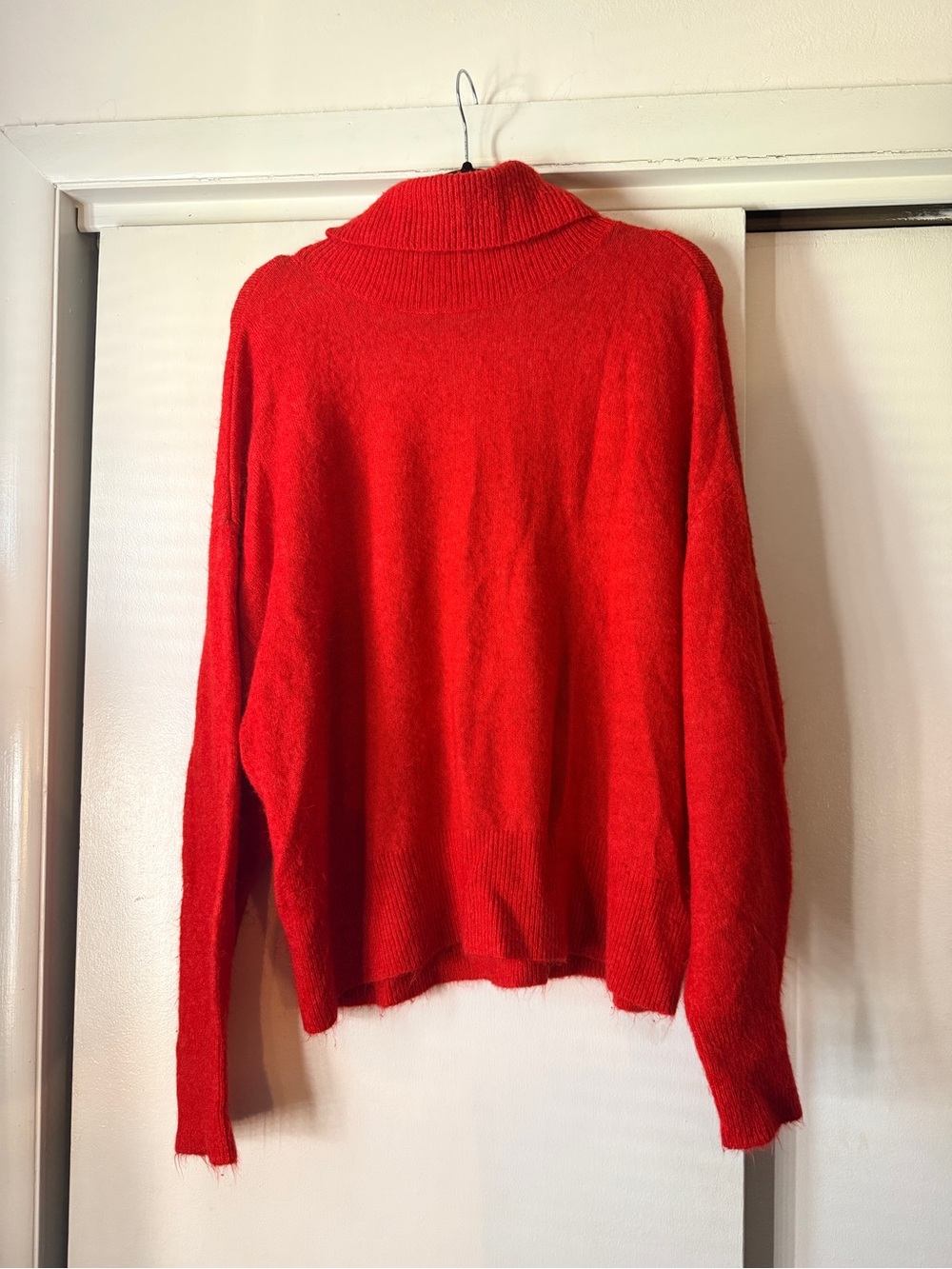 H&M Red Cozy Turtleneck Women's Sweater